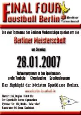 Entscheidung beim Berliner Final Four im Faustball Bild: Entscheidung beim Berliner Final Four im Faustball
