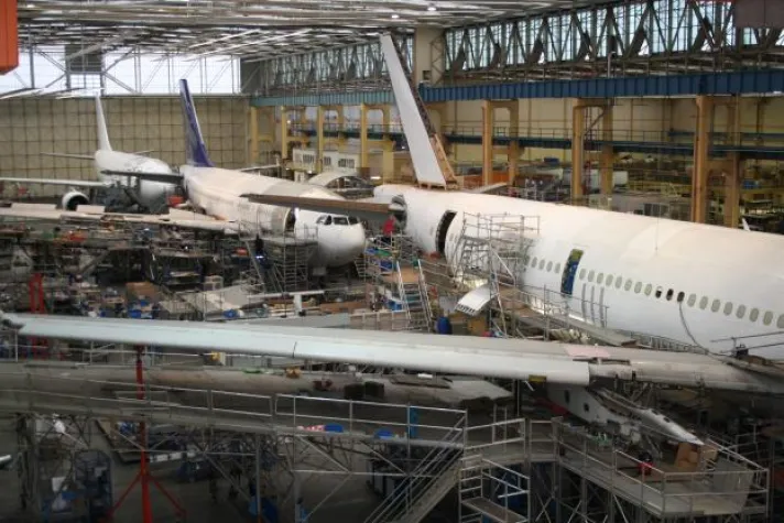 Bild: Management mobiler Assets bei der EADS Elbe Flugzeugwerke GmbH