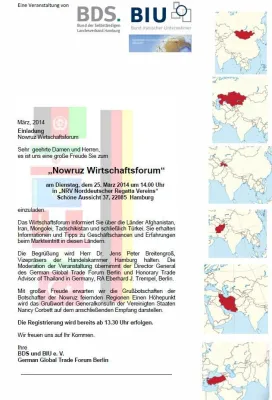 Bild: Nowruz 2014 - Wirtschaft - Politik - Kultur in Hamburg vereint