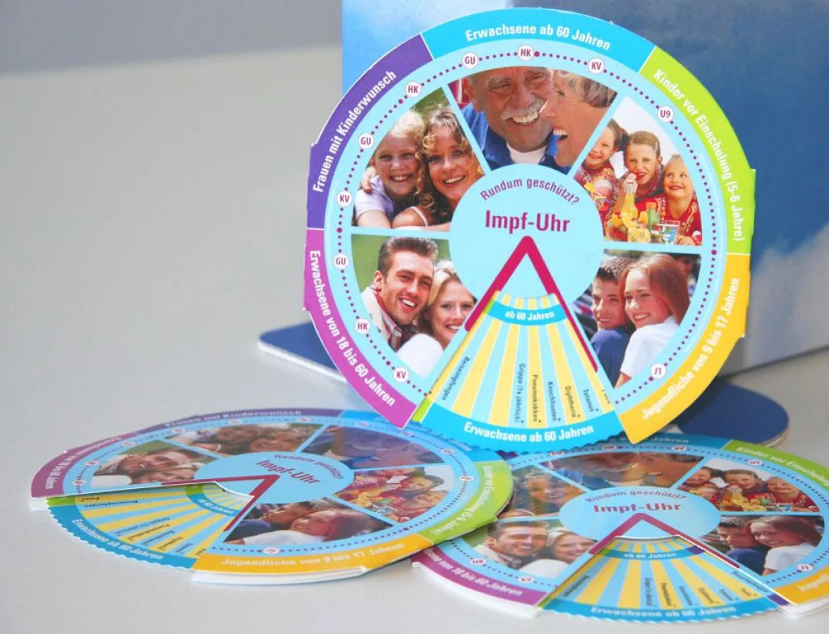 Impf- und Vorsorge-Uhr erleichtert die Beratung von Patienten
