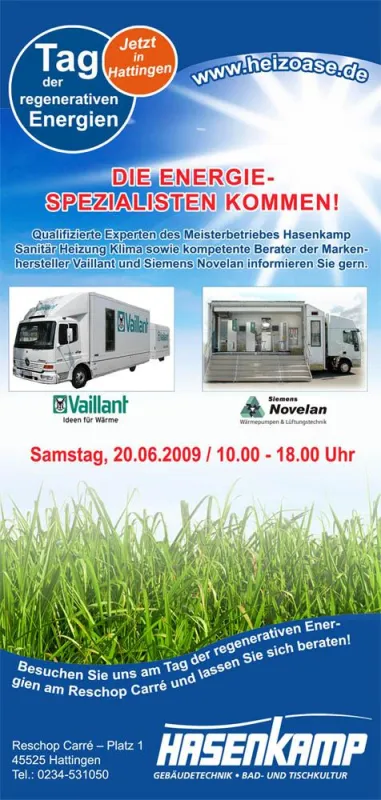 Tag der regenerativen Energien mit Hasenkamp
