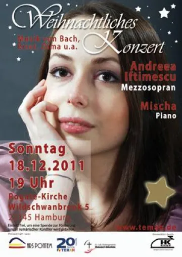 Weihnachtliches Konzert junger rumänishcer Künstler Bild: Weihnachtliches Konzert junger rumänishcer Künstler