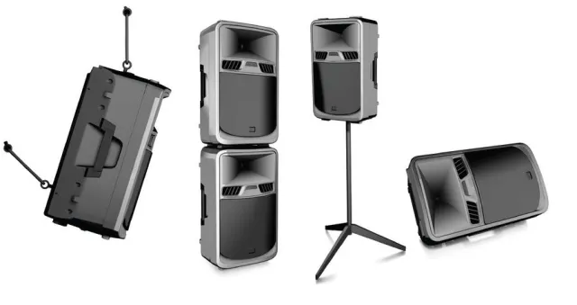 Bild: Avid präsentiert die neuen tragbaren PA-Lautsprecher der GSR-Serie von M-Audio