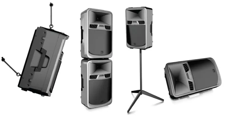 Bild: Avid präsentiert die neuen tragbaren PA-Lautsprecher der GSR-Serie von M-Audio