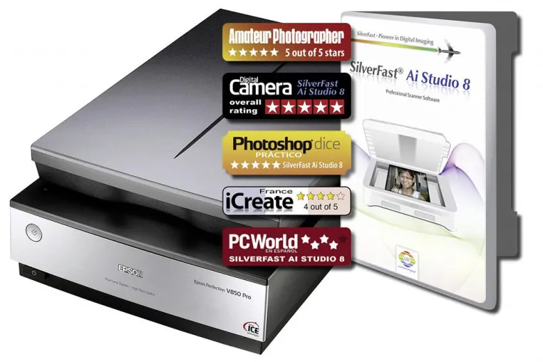 Bild: SilverFast 8 für neue EPSON Perfection Scanner V800 Photo und V850 Pro