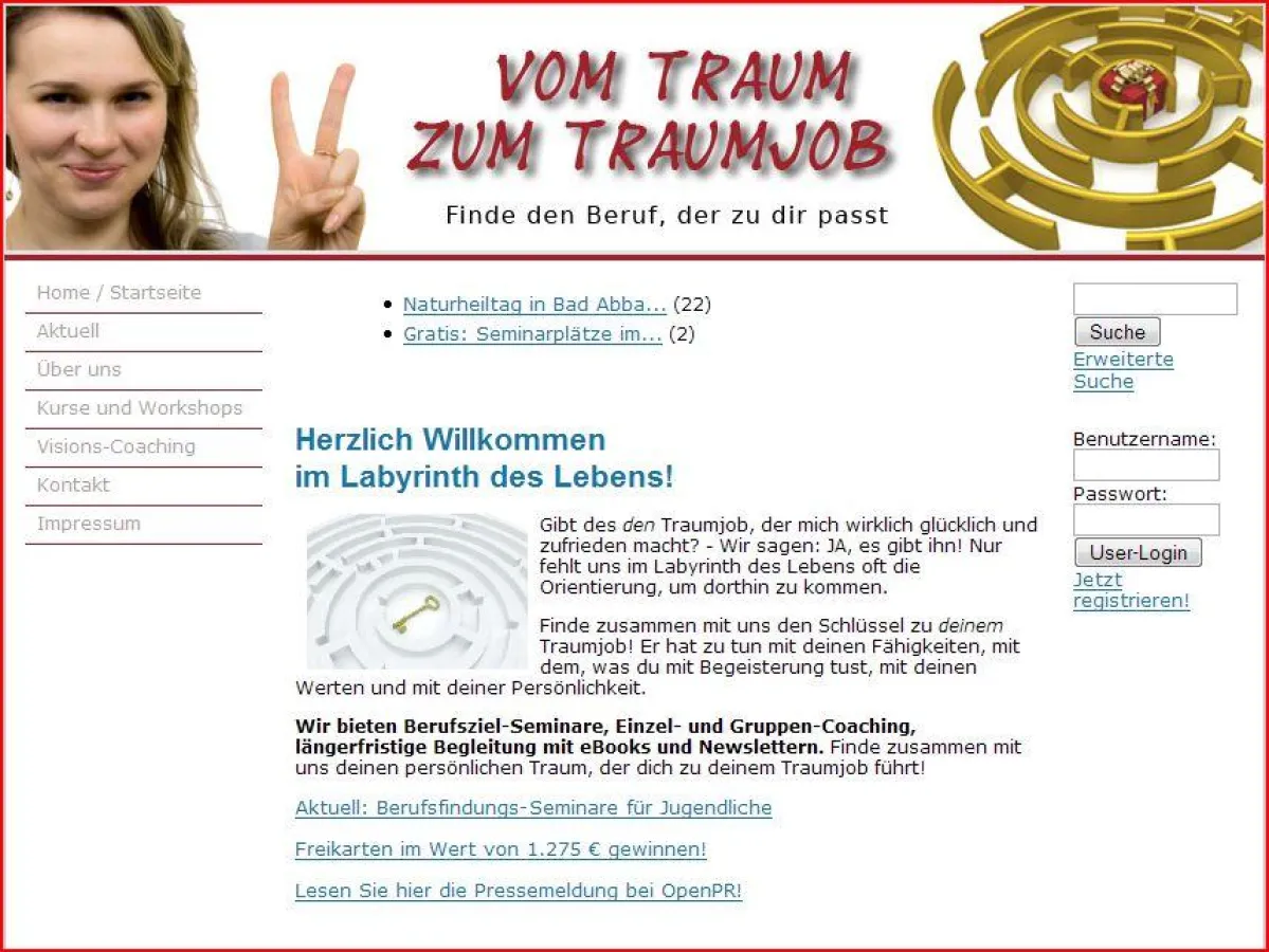 Vom Traum zum Traumjob