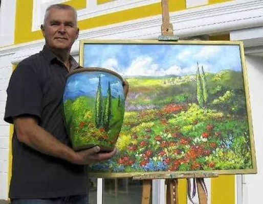 Bild: TOSCH-französisch-impressionistische Malerei und le savoir-vivre
