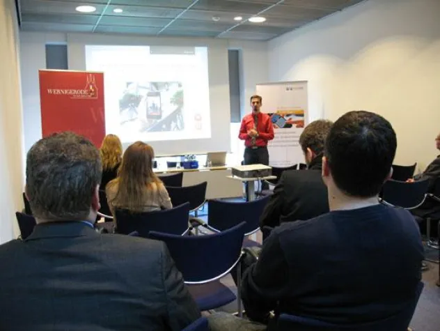 Die Stadt Wernigerode präsentierte die mobile Stadt-App auf der DiKOM in Hannover Bild: Die Stadt Wernigerode präsentierte die mobile Stadt-App auf der DiKOM in Hannover