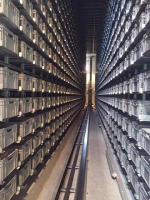 Bild: Retrofit des automatischen Kleinteilelagers der Schaltbau GmbH durch die Klinkhammer Group