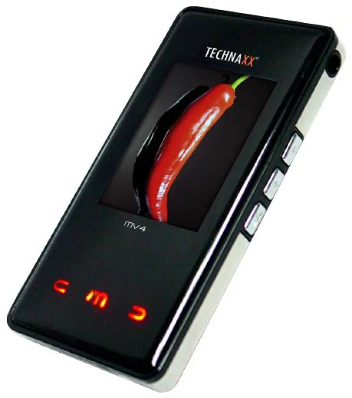Technaxx MV4 portabler Multimedia-Player mit Touch-Panel-Bedienung