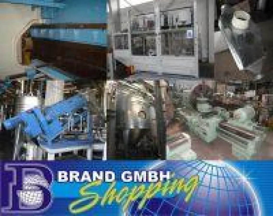 Gebrauchte Industrieanlagen, Verfahrenstechnik und Metall- und Holzbearbeitungsmaschinen - Brand GmbH Riesa