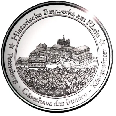 Bild: Gästehaus des Bundes auf Rheintaler-Medaille