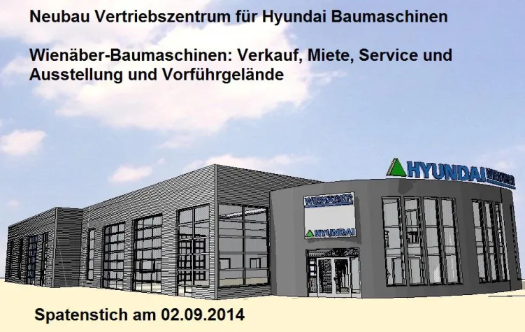Bild: Wienäber Baumaschinen erobert mit Hyundai den Norden