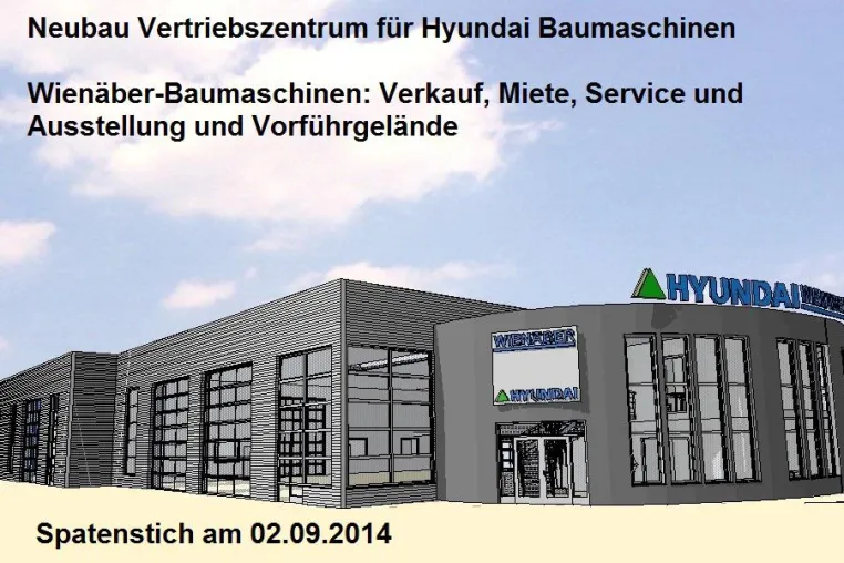 Bild: Wienäber Baumaschinen erobert mit Hyundai den Norden