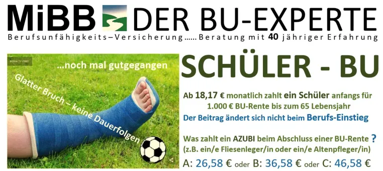 Bild: MiBB Versicherungsmakler: Bericht über Berufsunfähigkeitsversicherung völlig unzureichend