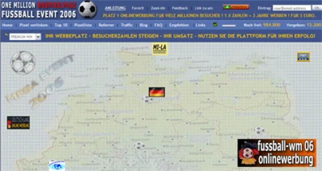 Pixelmania zur Fußball-WM 2006 in Deutschland Bild: Pixelmania zur Fußball-WM 2006 in Deutschland