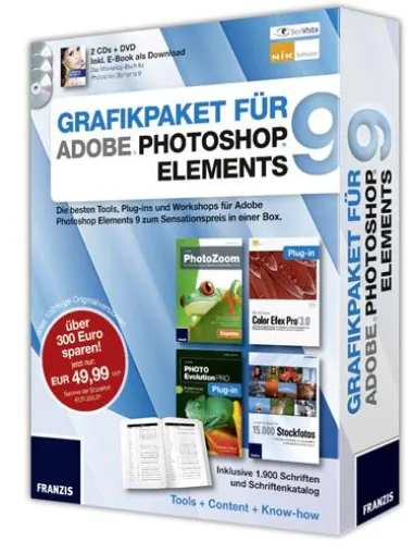 Bild: Franzis Grafikpaket für Photoshop Elements 9 zu Tuning von Fotos