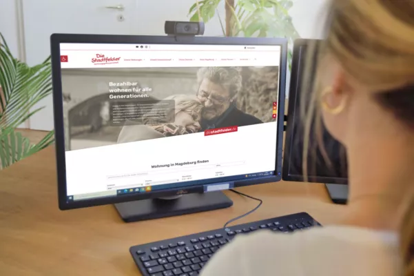 Bild: Die Stadtfelder Wohnungsgenossenschaft im neuen Look: DSW stellt neue Website mit praktischen Features vor