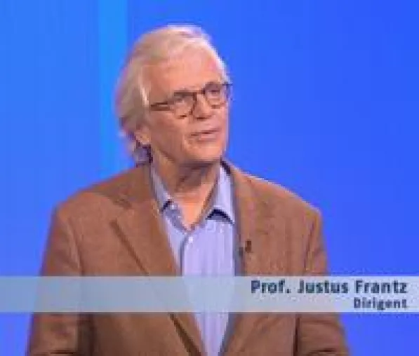 Bild: Bruder Paulus im Gespräch mit Justus Frantz - Sonntag, 12.10.2008, 8.30 Uhr, N24 Ethik „Um Gottes Willen"