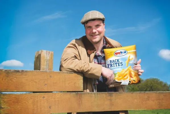 Bild: Landwirt Arndt grüßt von Millionen Pommes frites Packungen