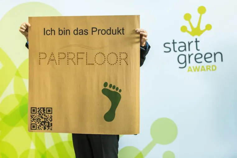 Bild: paprfloor ist einer der drei deutschen Kandidaten für die internationale Cleantech Open Global Ideas Challenge