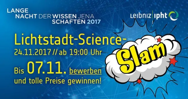 Science-Slammer erhellen die Lange Nacht der Wissenschaften in Jena Bild: Science-Slammer erhellen die Lange Nacht der Wissenschaften in Jena