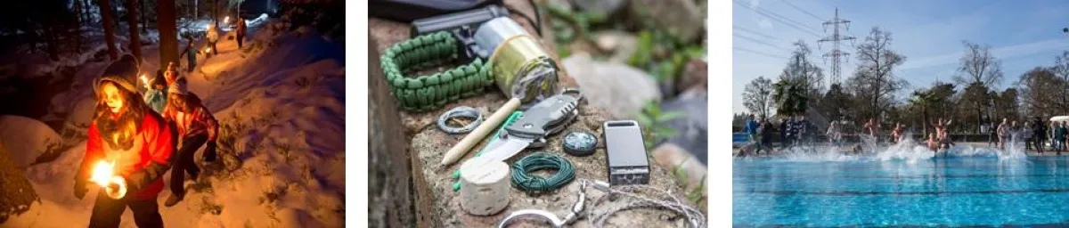 Li: ©Tourismuszentrale Fichtelgebirge Andreas Hub. Mi: ©Dieter Nell. Re: ©Karlsruhe Tourismus GmbH