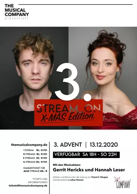 Bild: Online-Adventskonzert Spezial: TMC streamt mit Profi-Musicaldarstellern