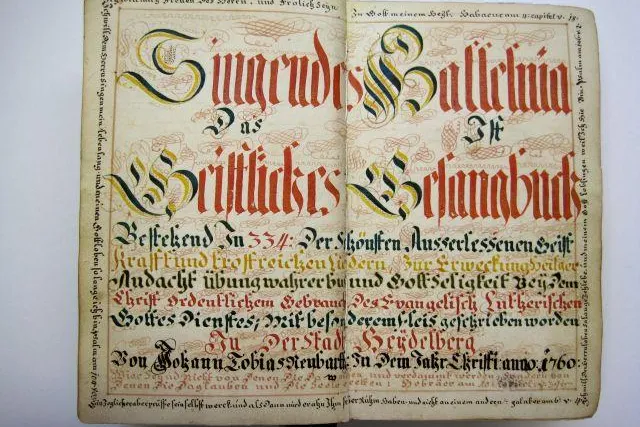 Bild: Gesangbuch-Schätze in der Bibelgalerie