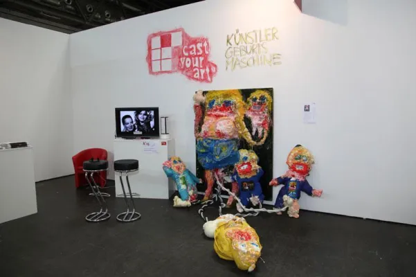 Bild: CastYourArt auf der Kunstmesse VIENNAFAIR 2009