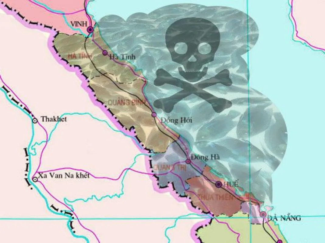 die 5 von der Umweltkatastrophe in Vietnam am meisten betroffenen Provinzen und Küstenregionen