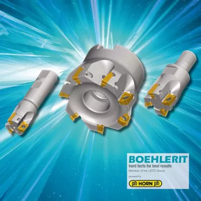 Bild: ISO 90P: Eckenfräsen mit optimiertem Schnittverhalten.