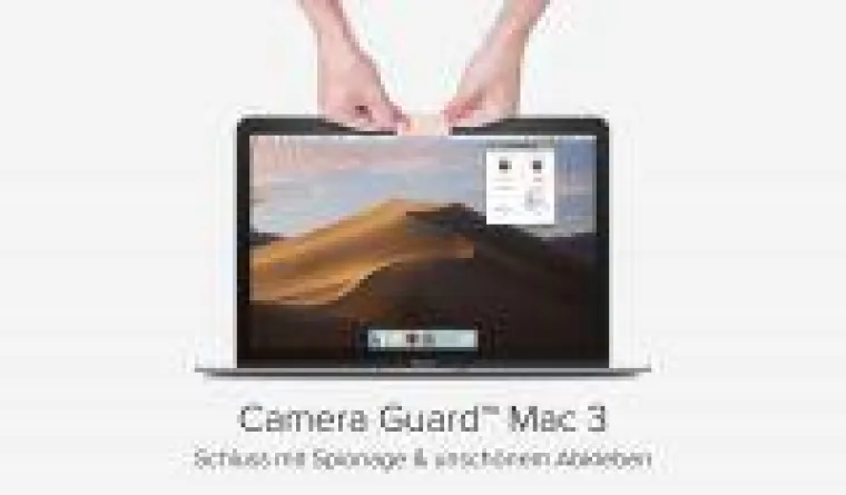 Bild: Camera Guard Mac 3: Spionage-Schutz blockiert Webcam und Mikrofon unter macOS