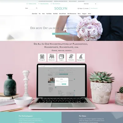 Bild: Münchner E-Commerce Startup „SOOLYN“ erfindet den traditionellen Hochzeitstisch neu