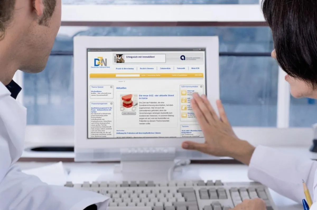Das Deutsche Zahnarzt-Netz (DZN) bietet eine sichere Basis für Online-Anwendungen in der Zahnarzt-Praxis (Foto: dgnservice).