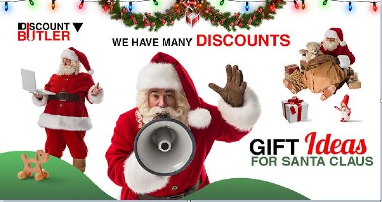 Bild: Weihnachtsgeschenke bis zu 80% reduziert bei Discountbutler.eu!