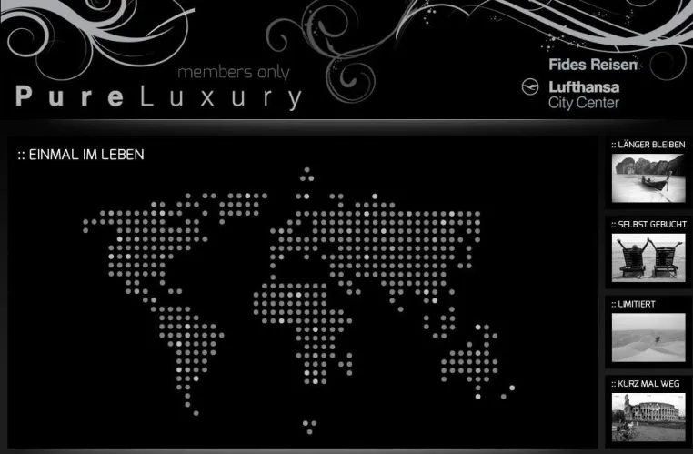 Bild: PureLuxury – das neue Luxus-Reiseportal für außergewöhnliche individuelle Reisen für Mitglieder