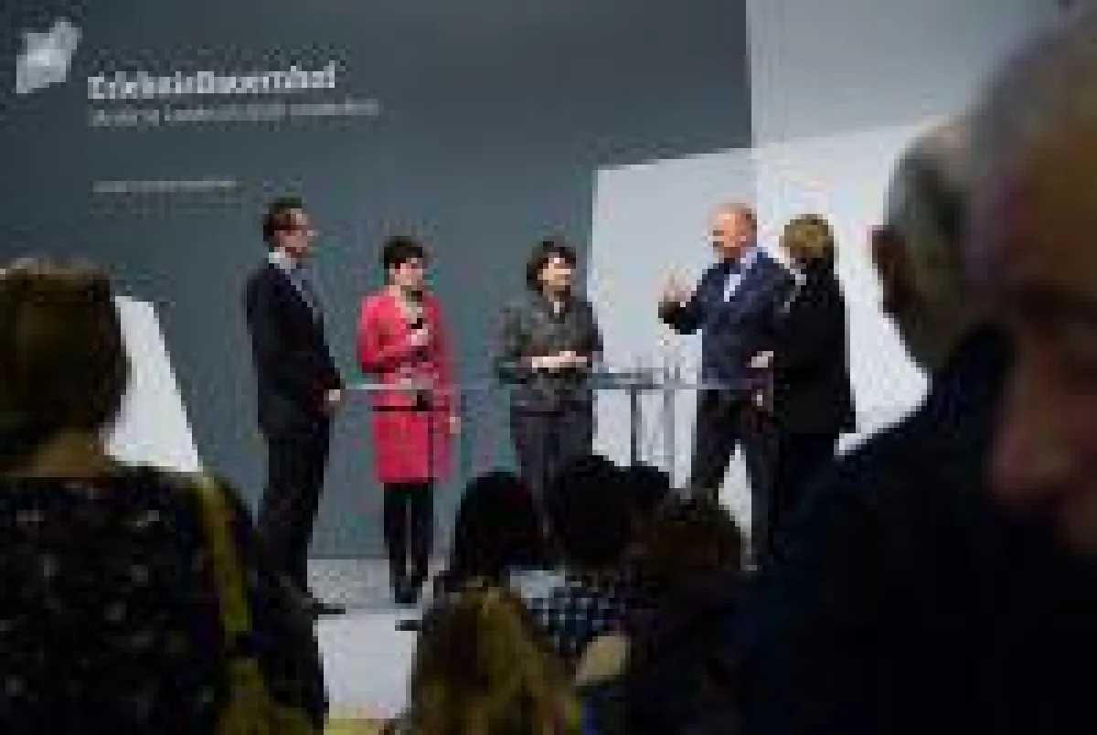 Diskutierten über Schweinehaltung und Tierwohl: Frank Rosin, Dr. Maria Flachsbarth, Ingmar Streese und Dr. Agnes Richter