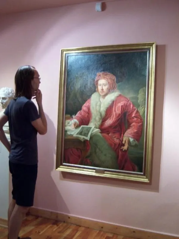 Besucher in der Winckelmann-Ausstellung