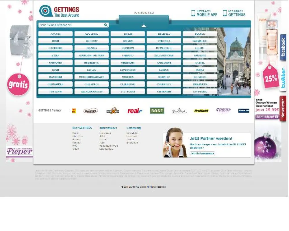 Neue GETTINGS Website