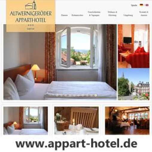 Bild: Moderne Zimmer im Appart Hotel Wernigerode