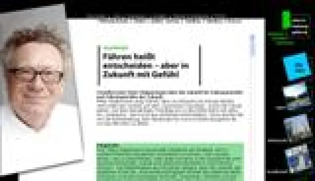 Bild: Führen heißt entscheiden – aber in Zukunft mit Gefühl