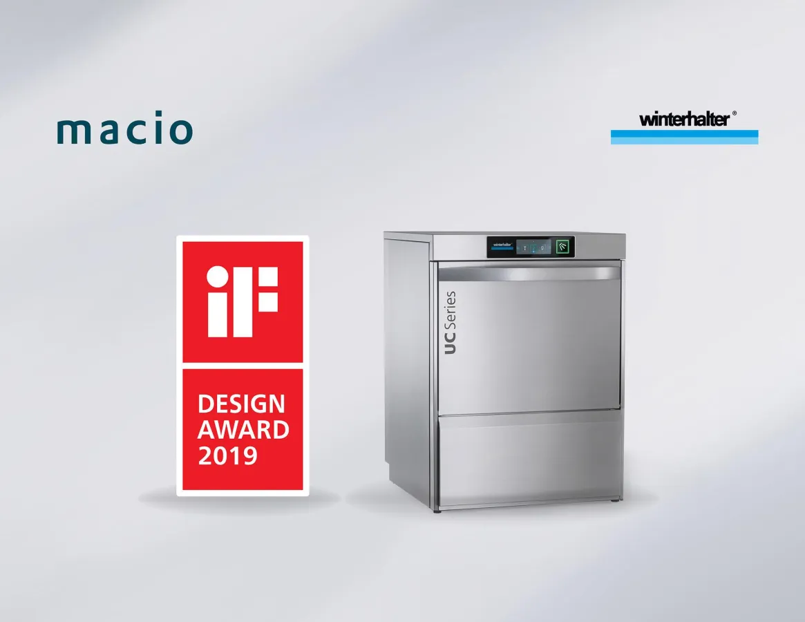 macio und Winterhalter gewinnen den renommierten iF Design Award 2019 in der Kategorie Communication