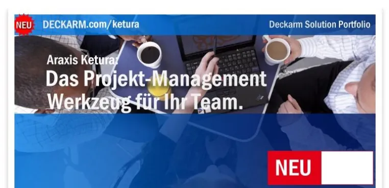 Bild: Ketura Projektmanagement im Vertrieb der Deckarm AG