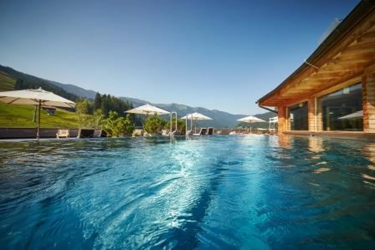 Sky Spa des Holzhotel Forsthofalm ©Holzhotel Forsthofalm
