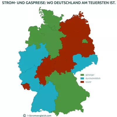 Bild: Gas- und Strompreise: Wo Deutschland am teuersten ist und wohin sich ein Umzug lohnt.
