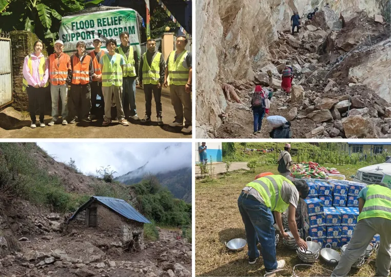 Nach der Flut in Nepal: Benediktushof unterstützt Hilfe vor Ort Bild: Nach der Flut in Nepal: Benediktushof unterstützt Hilfe vor Ort