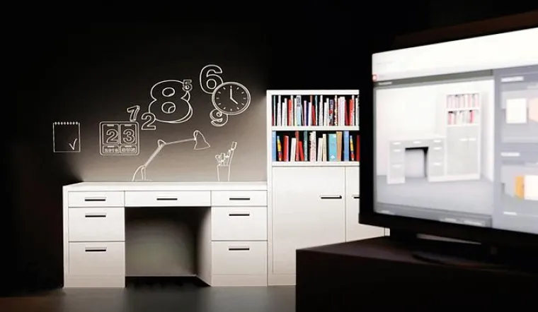 Bild: Deutschlands erstes Virtuelles Design-Studio im HolzForum München