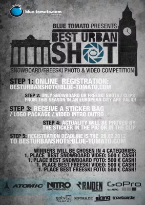 Bild: Blue Tomato goes Europe with the Best Urban Shot Photo an Video Contest