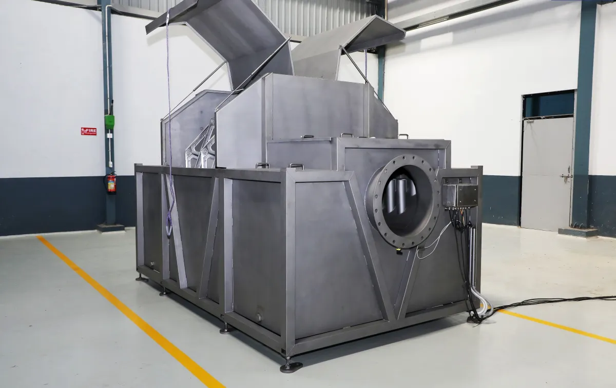 Der iFILT-S DYNAMIX®-Rautenfilter ist vollständig aus hochwertigem Edelstahl gefertigt (© INVENT Umwelt- und Verfahrenstechnik AG)